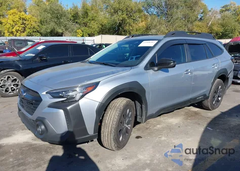 2025 Subaru Outback Onyx Edition from USA, damaged, VIN 4S4BTALC8S3224688